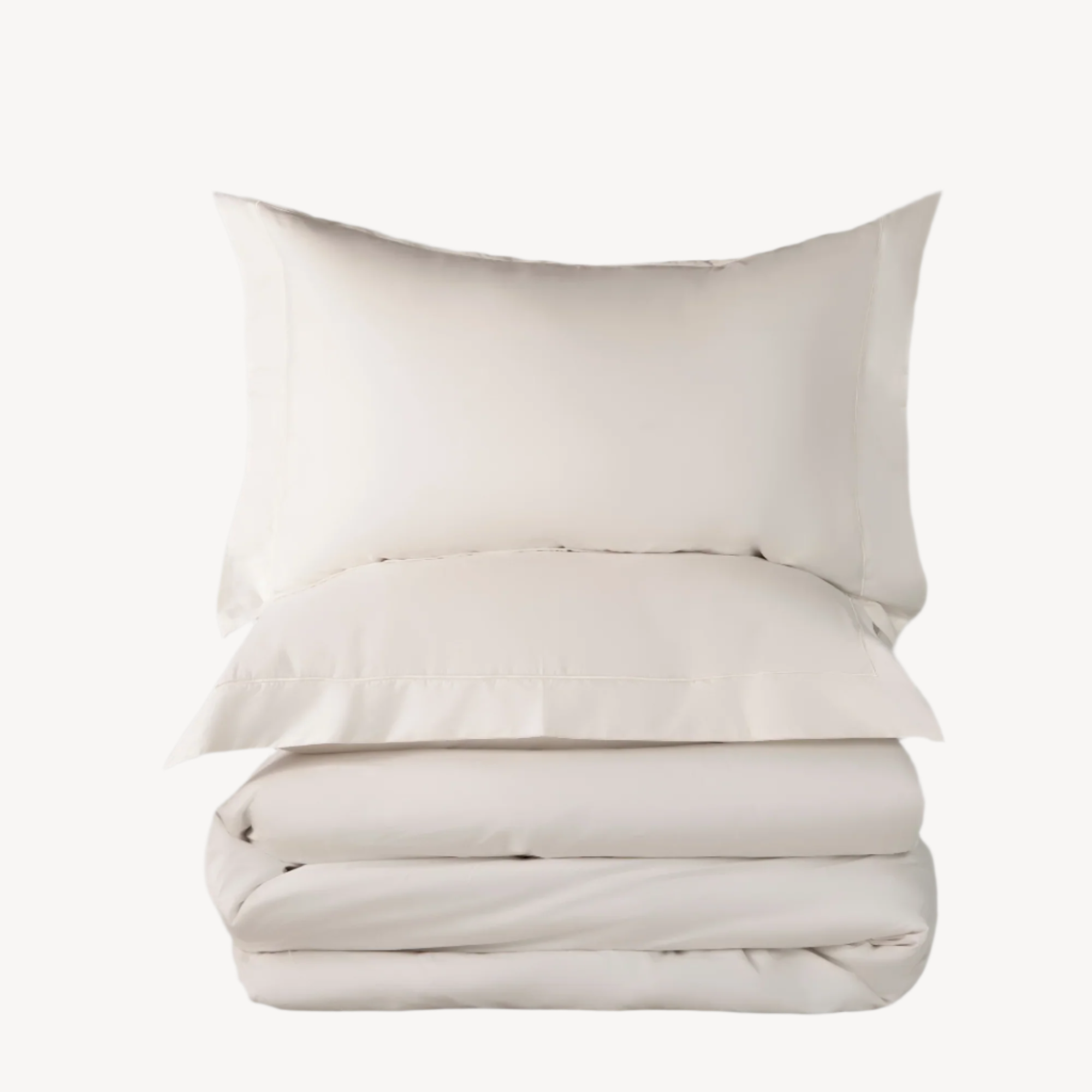 White Tencel Duvet Cover Set-Luxe Edition