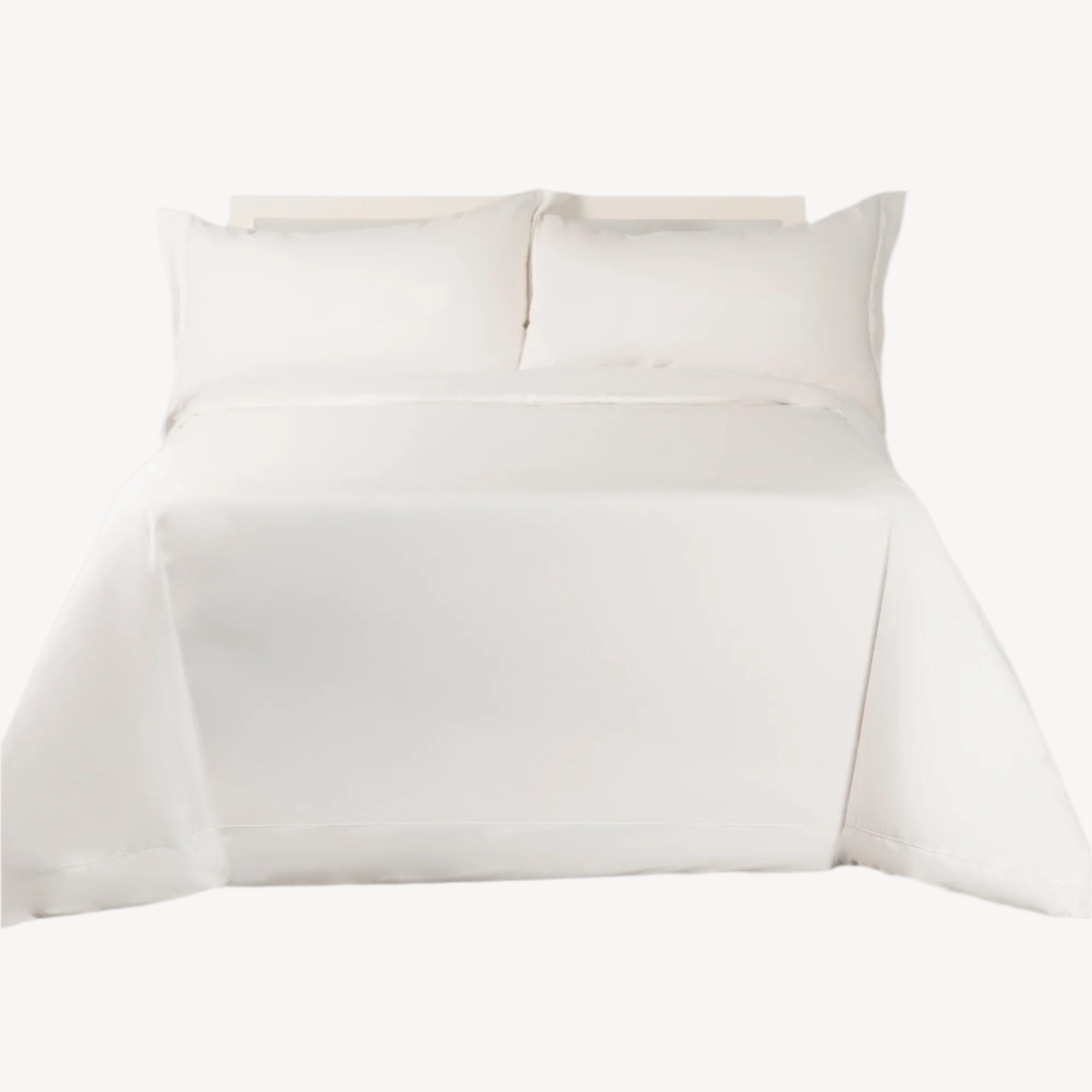 White Tencel Duvet Cover Set-Luxe Edition