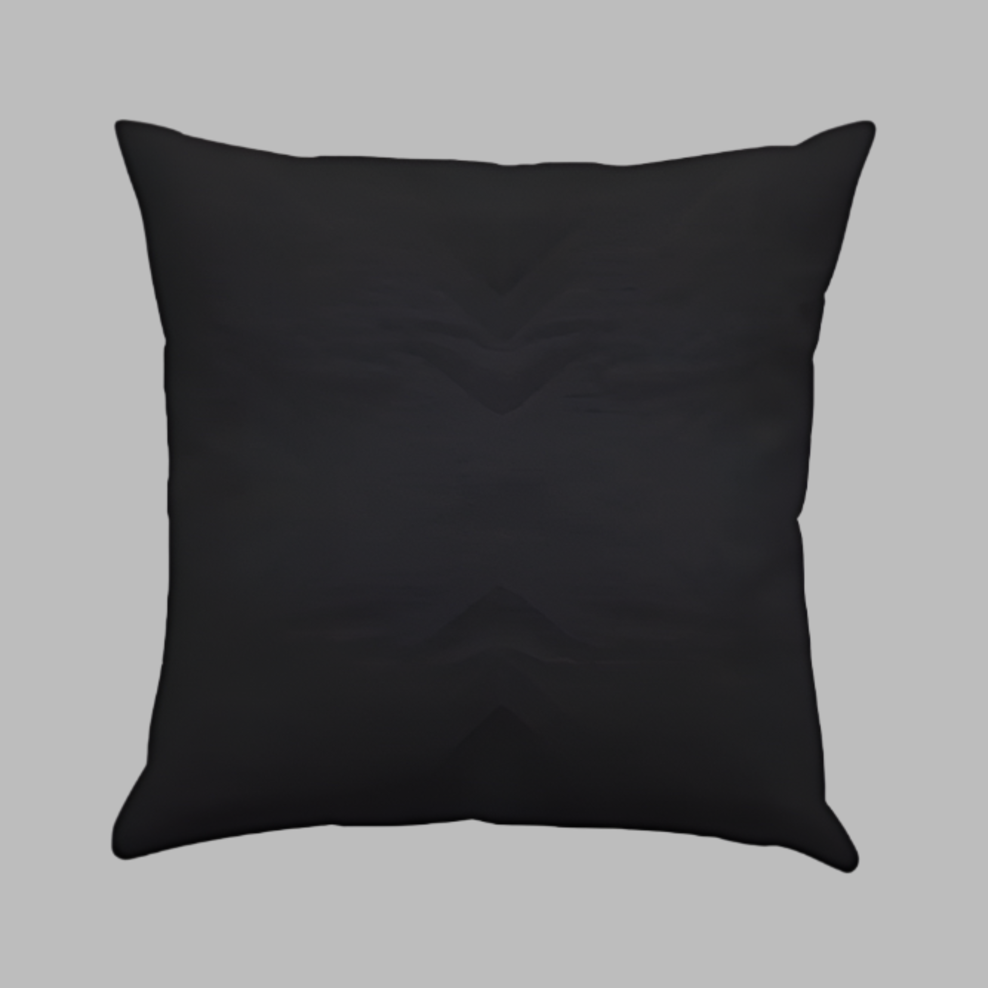 Black Solid Cushion Cover