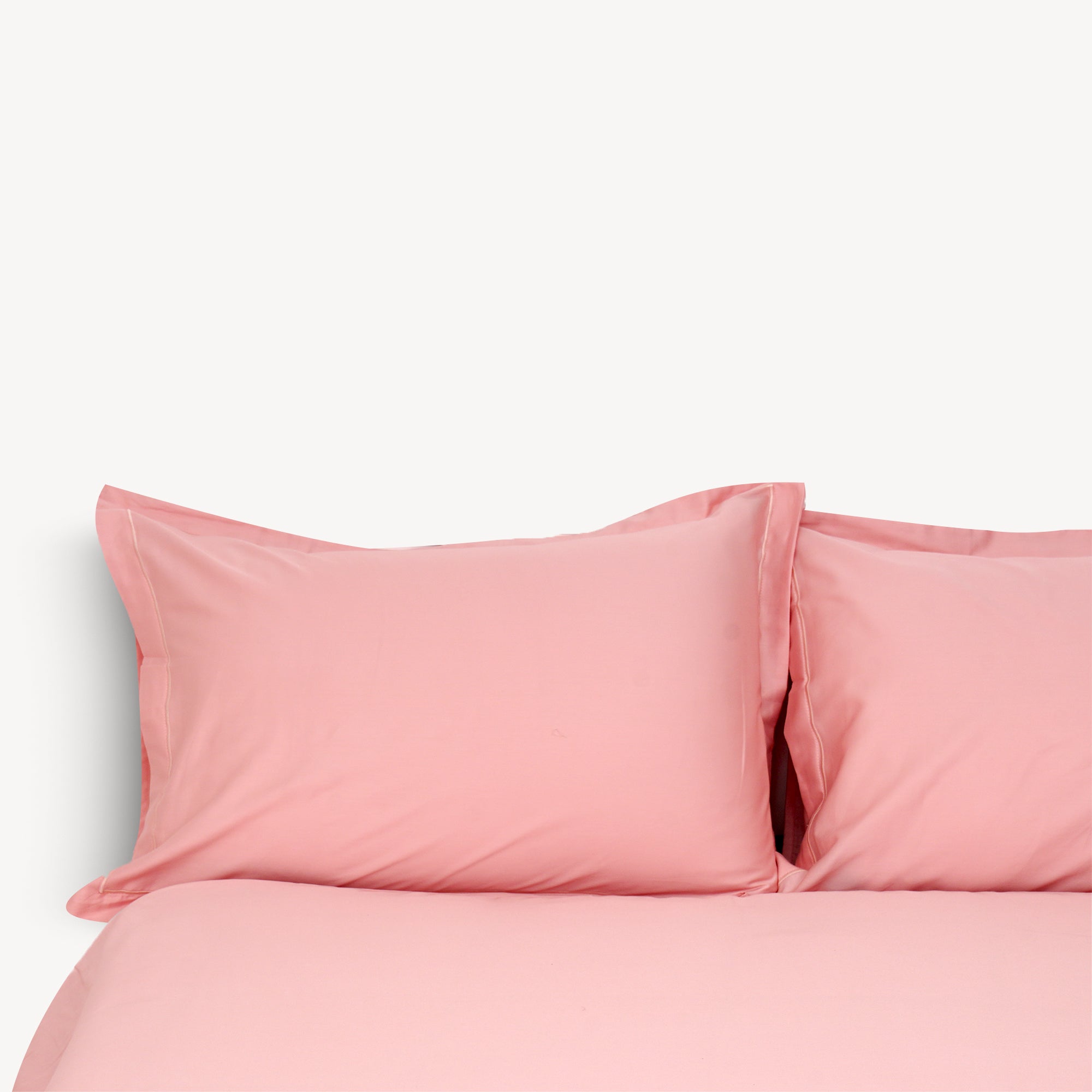 Blossom Pink Solid Duvet Cover Set