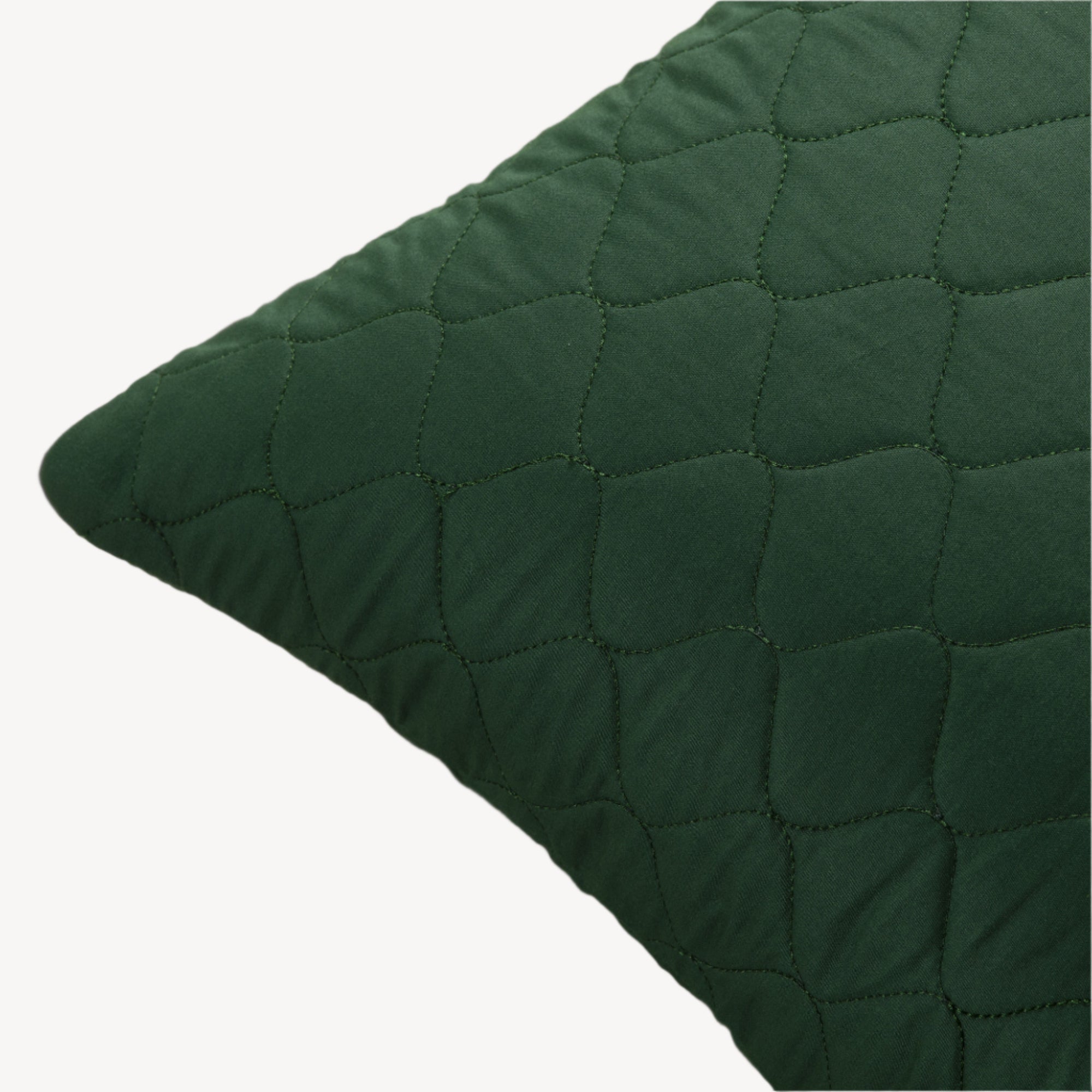 Bottle Green Cushion Cover - THE LINEN COMPANY