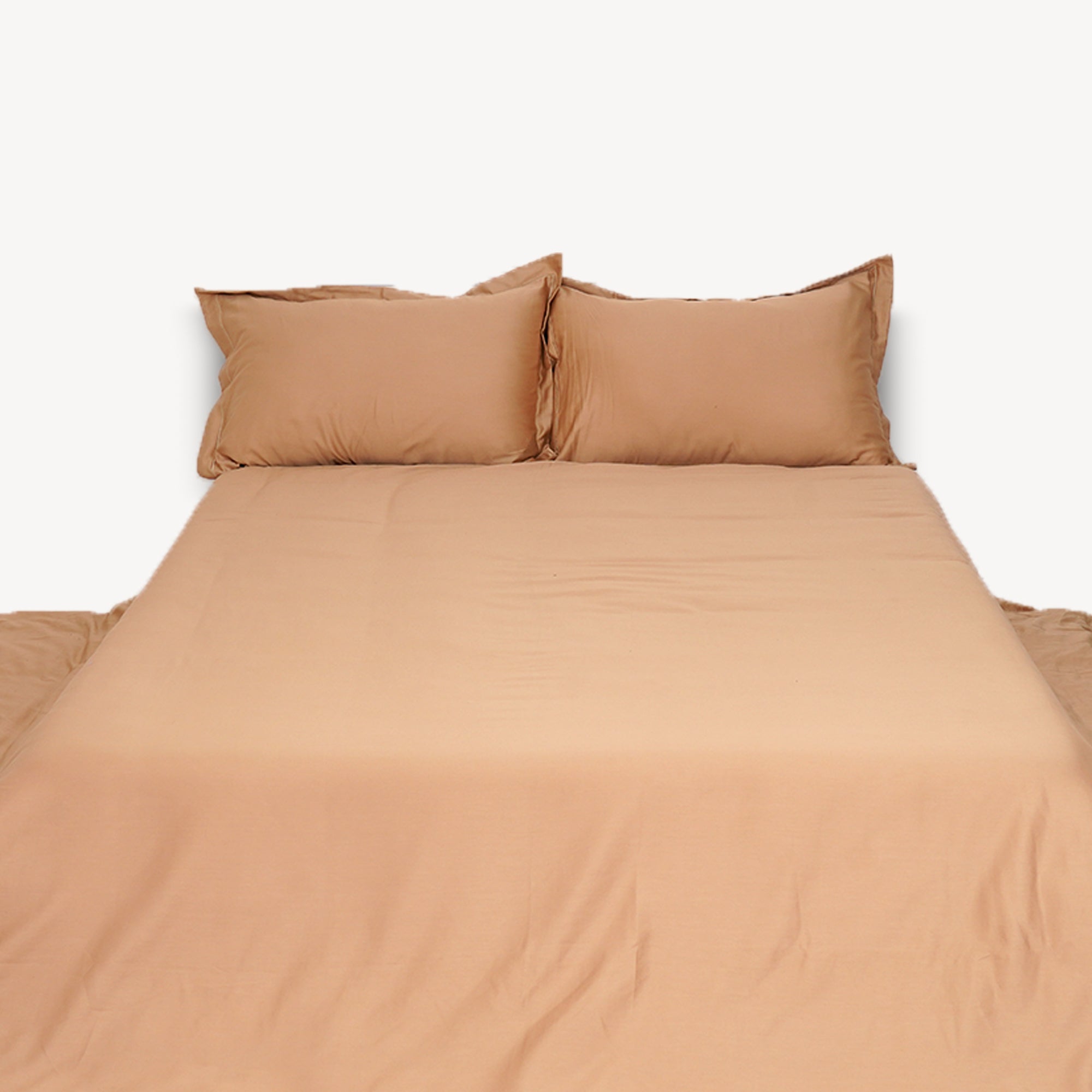Golden Solid Duvet Cover Set