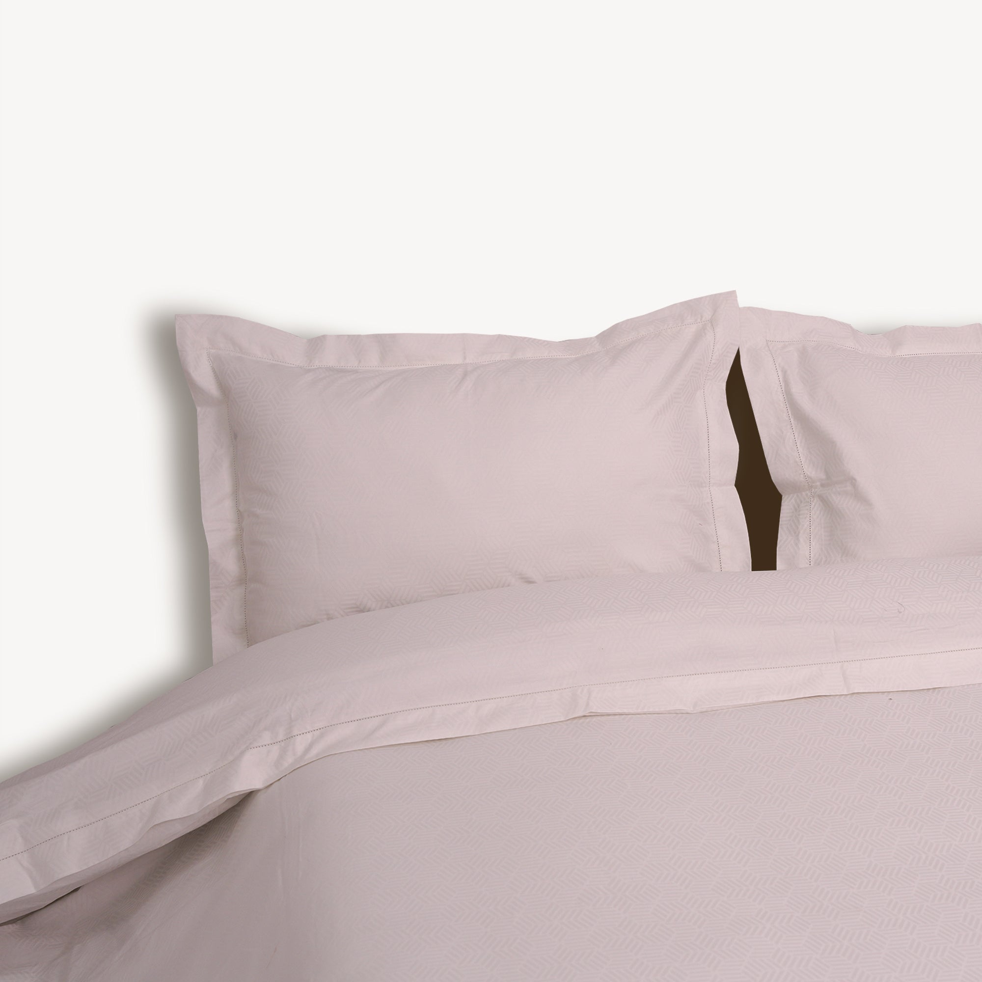 White Jacquard Duvet Cover Set-Luxe Edition