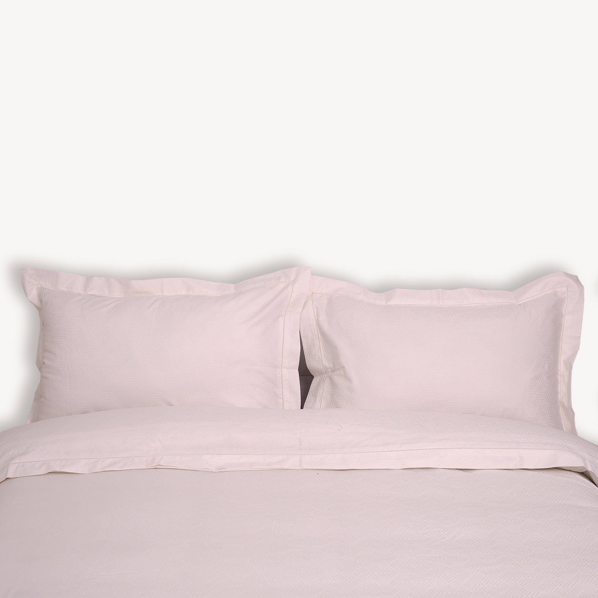 White Jacquard Duvet Cover Set-Luxe Edition