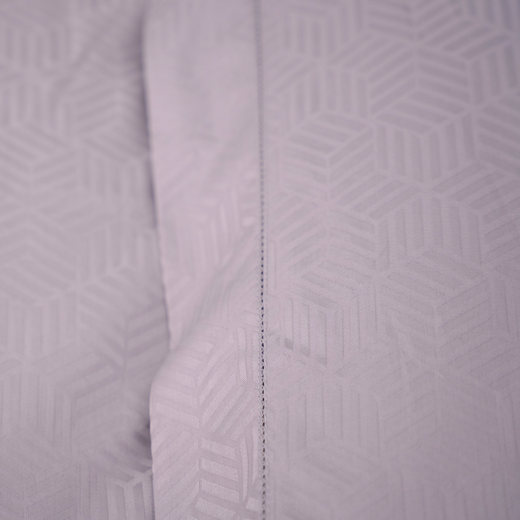 Grey Jacquard Duvet Cover Set-Luxe Edition