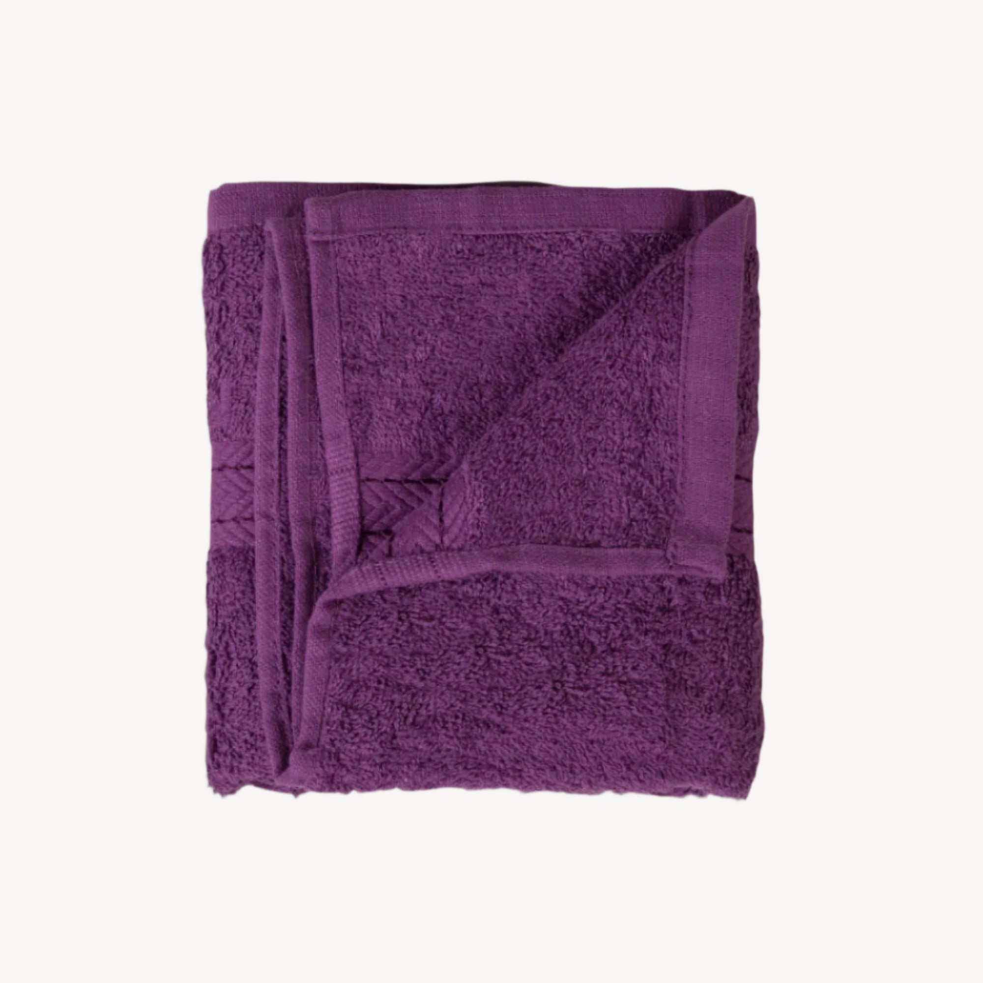 Purple Zigzag Hand Towel - THE LINEN COMPANY