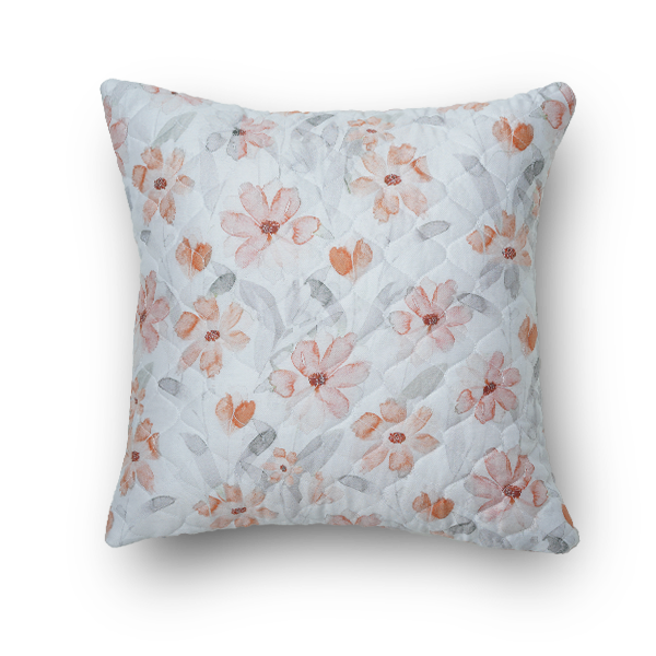 The Linen Company Accessories 16X16 Floral Buttons Cushion Cover