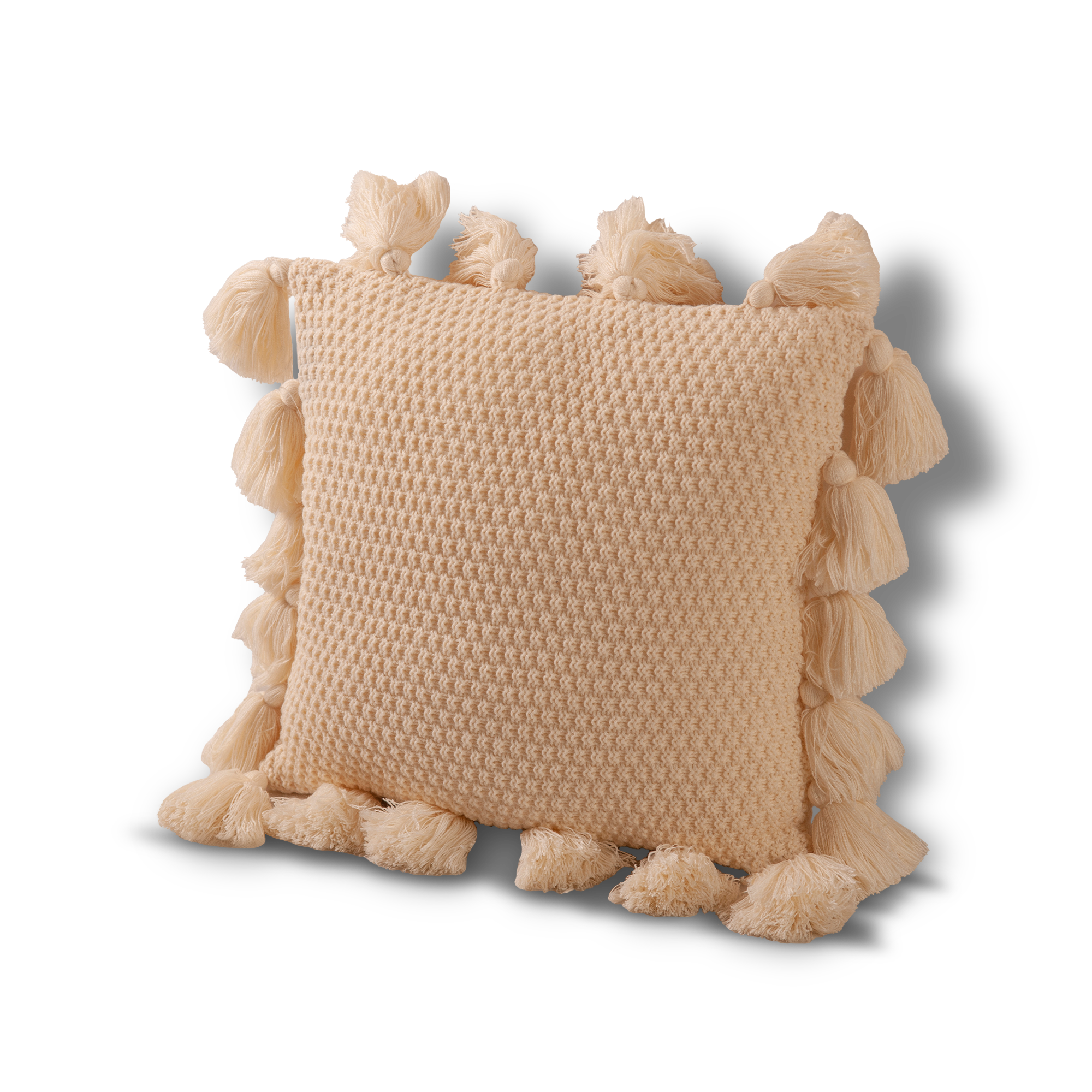 The Linen Company Accessories 16X16 Off-White Cozy Knit Cushion Cover Off White Cozy Knit Cushion Cover | Accessories | The Linen Company