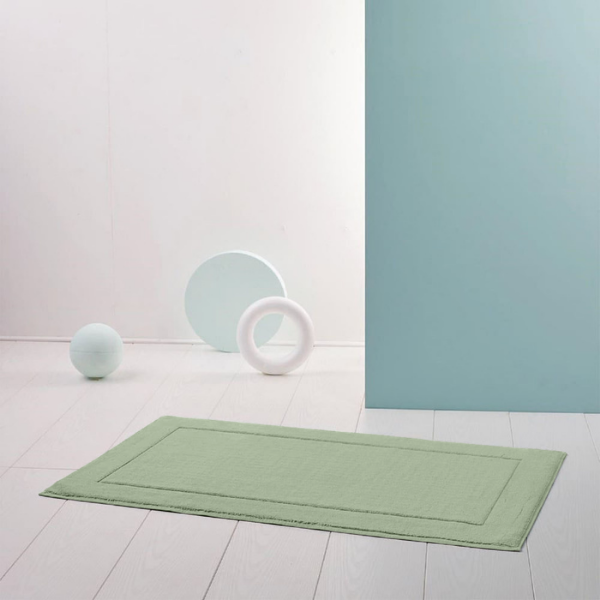 The Linen Company Accessories 750 GSM Mint Grey Bath Mat