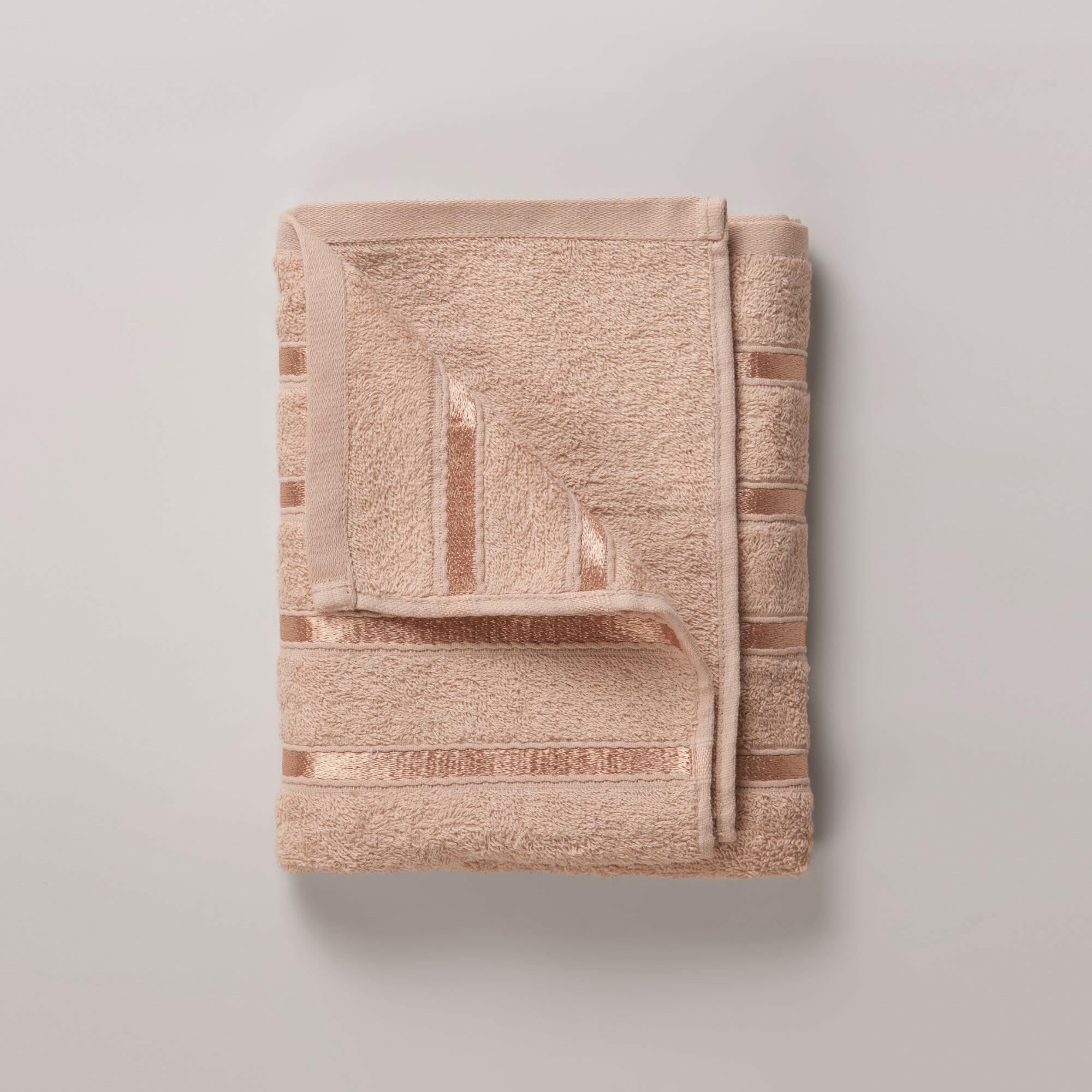 The Linen Company Accessories Bath Beige Lace Bath Towel