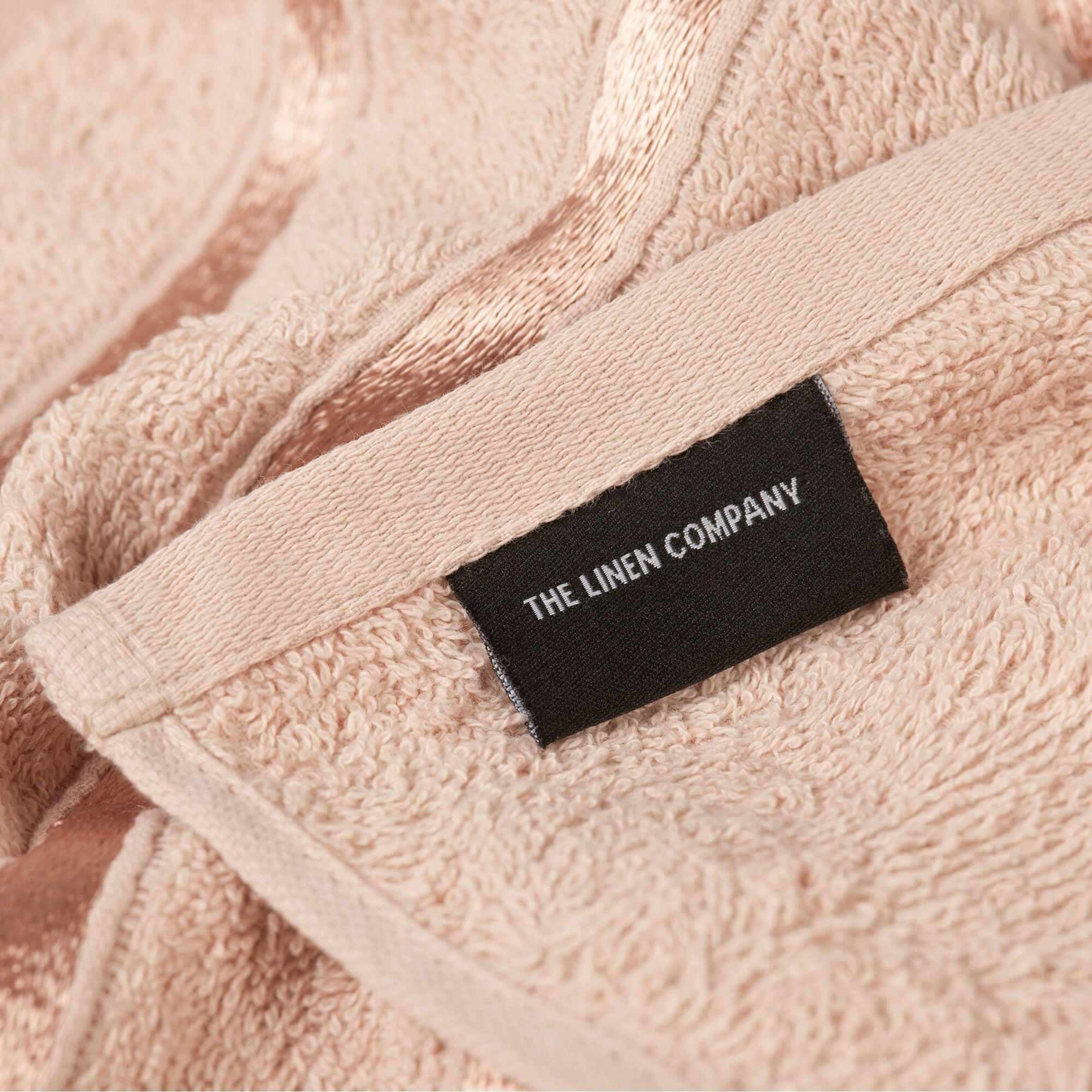 The Linen Company Accessories Bath Beige Lace Bath Towel
