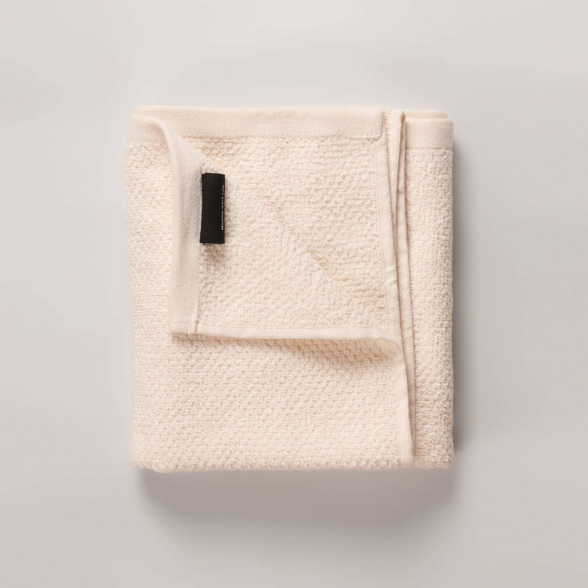 The Linen Company Accessories Hand Ivory Geometric Hand Towel