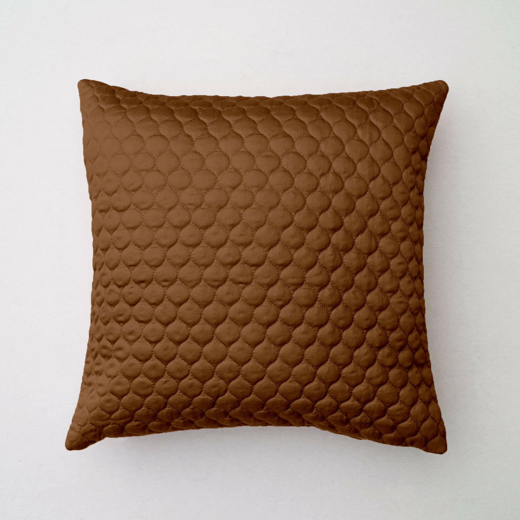 The Linen Company Accessories Standard Brown Solid Cushion Cover