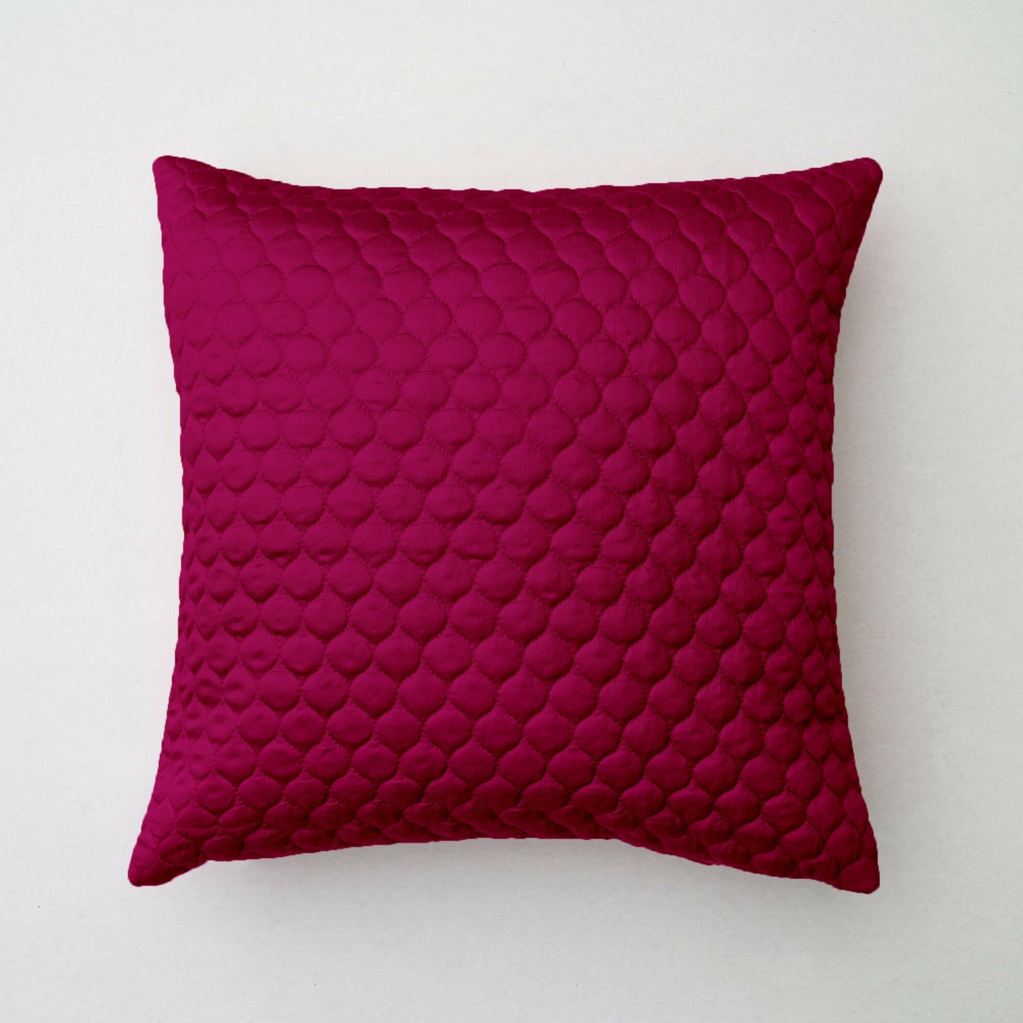 The Linen Company Accessories Standard Magenta Pink Solid Cushion Cover