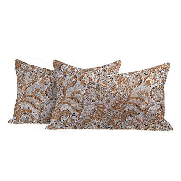 The Linen Company Bedding 20x30 Eva Brown Pillowcases