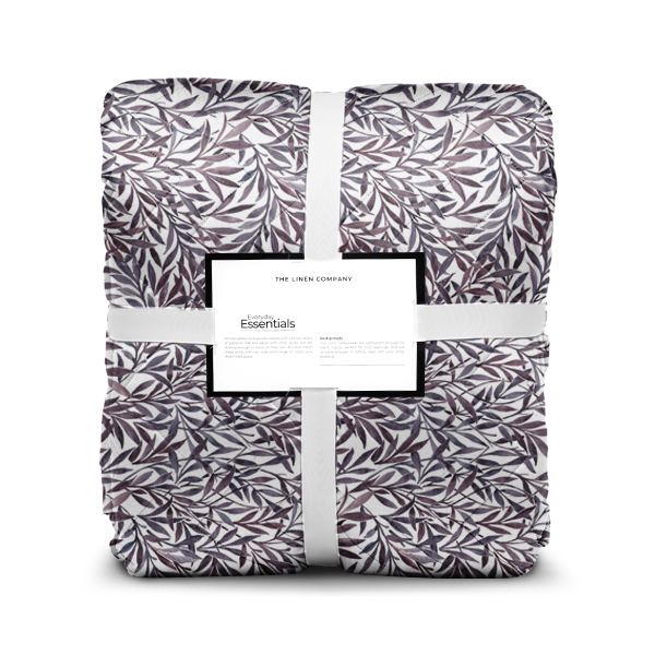 The Linen Company Bedding 98x102 Plum Vines Bedspread