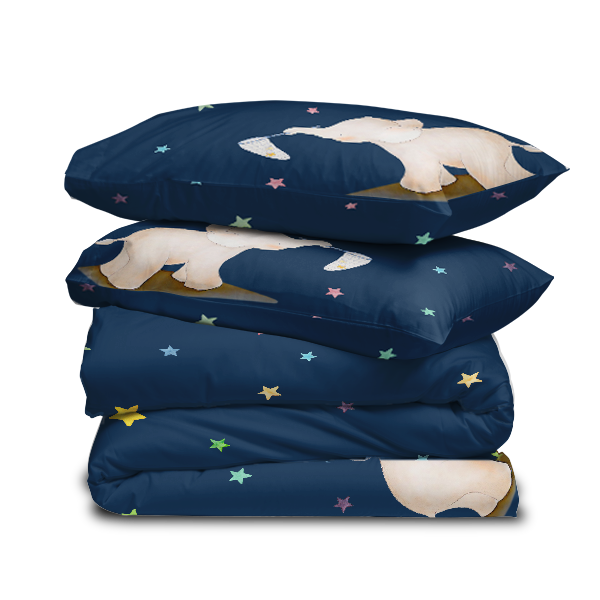 The Linen Company Bedding Fishing Stars Duvet Cover Set