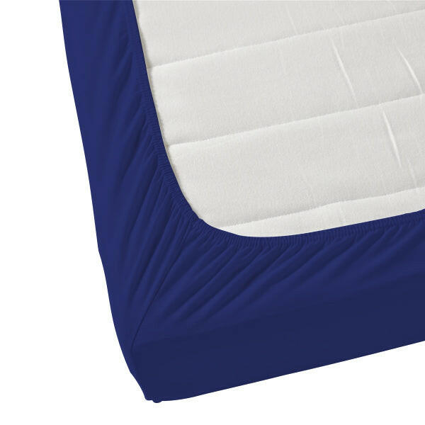 The Linen Company Bedding Fitted Sheet Set / Queen Royal Blue Solid Bed Sheet Set