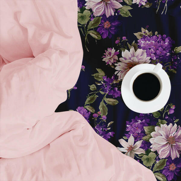 The Linen Company Bedding Flat Sheet Set / Single Plum Blossom Bed Sheet Set