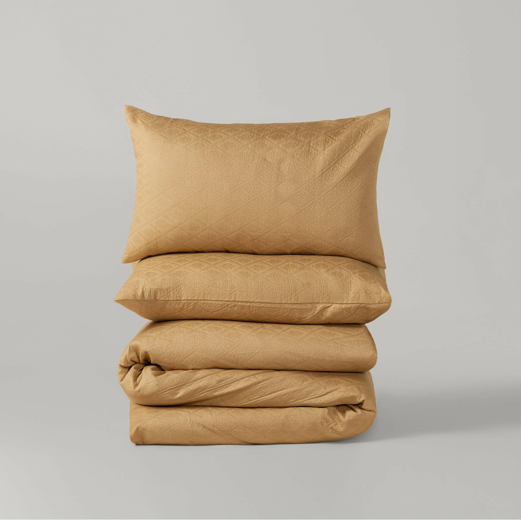 The Linen Company Bedding King Hazelnut Duvet Cover Set