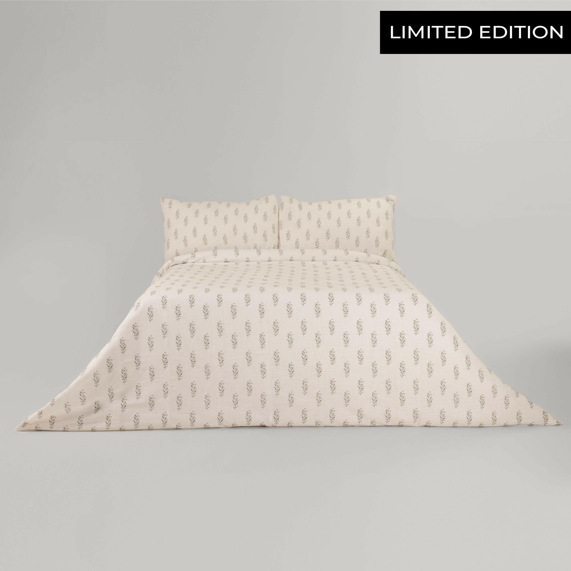 The Linen Company Bedding King Rosemary Duvet Cover Set
