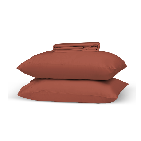 The Linen Company Bedding Potters Clay Solid Bed Sheet Set Potters Clay Solid Bed Sheet Set | Bedding | The Linen Company