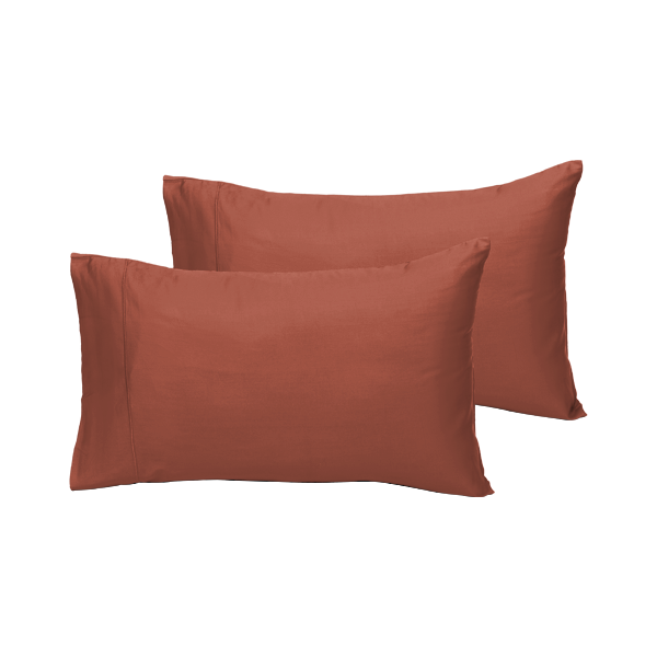 The Linen Company Bedding Potters Clay Solid Pillowcases