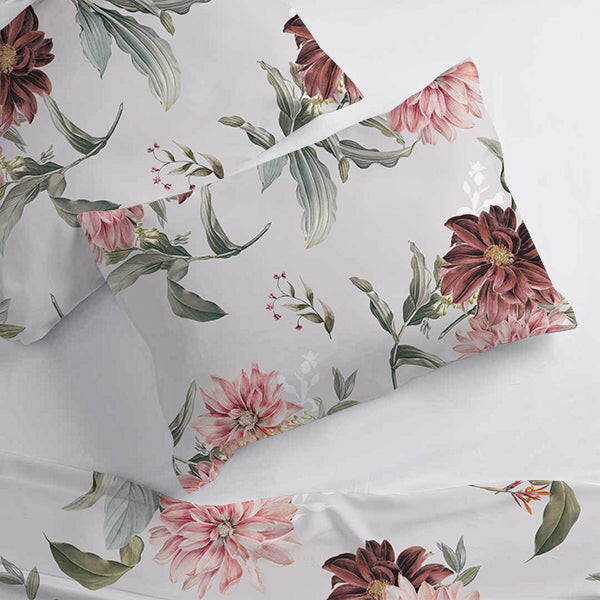 The Linen Company Bedding Standard Cameo Flora Pillowcases
