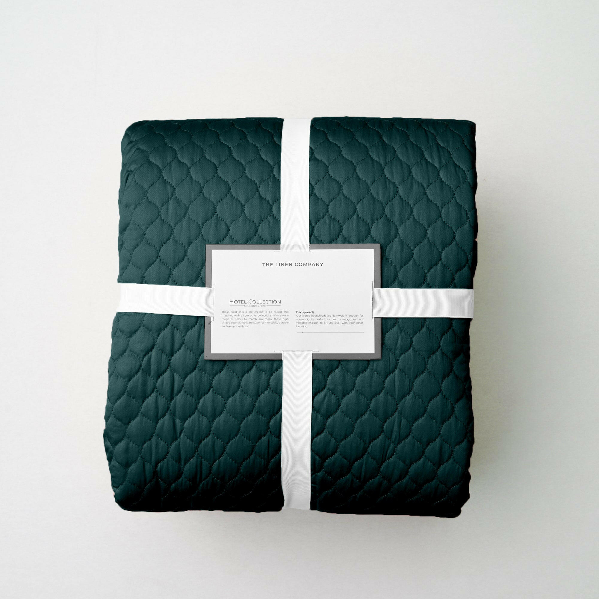 The Linen Company Bedding Standard Dark Sea Solid Bedspread