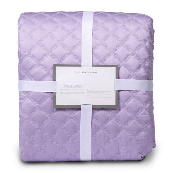 The Linen Company Bedding Standard Lavender Diamond Hotel Bedspread