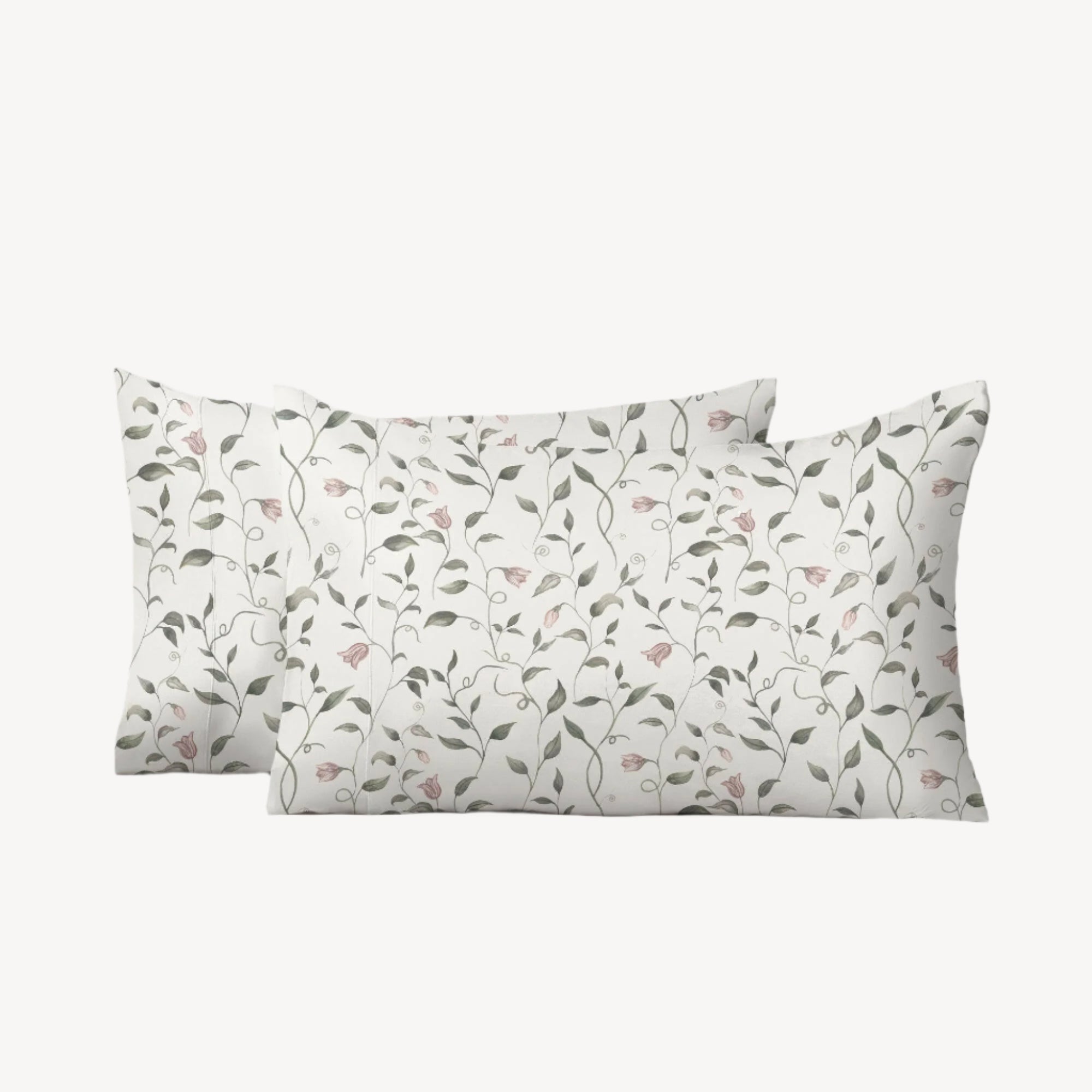 The Linen Company Bedding Standard Olive Affair Pillowcases Olive Affair Pillowcases | Bedding