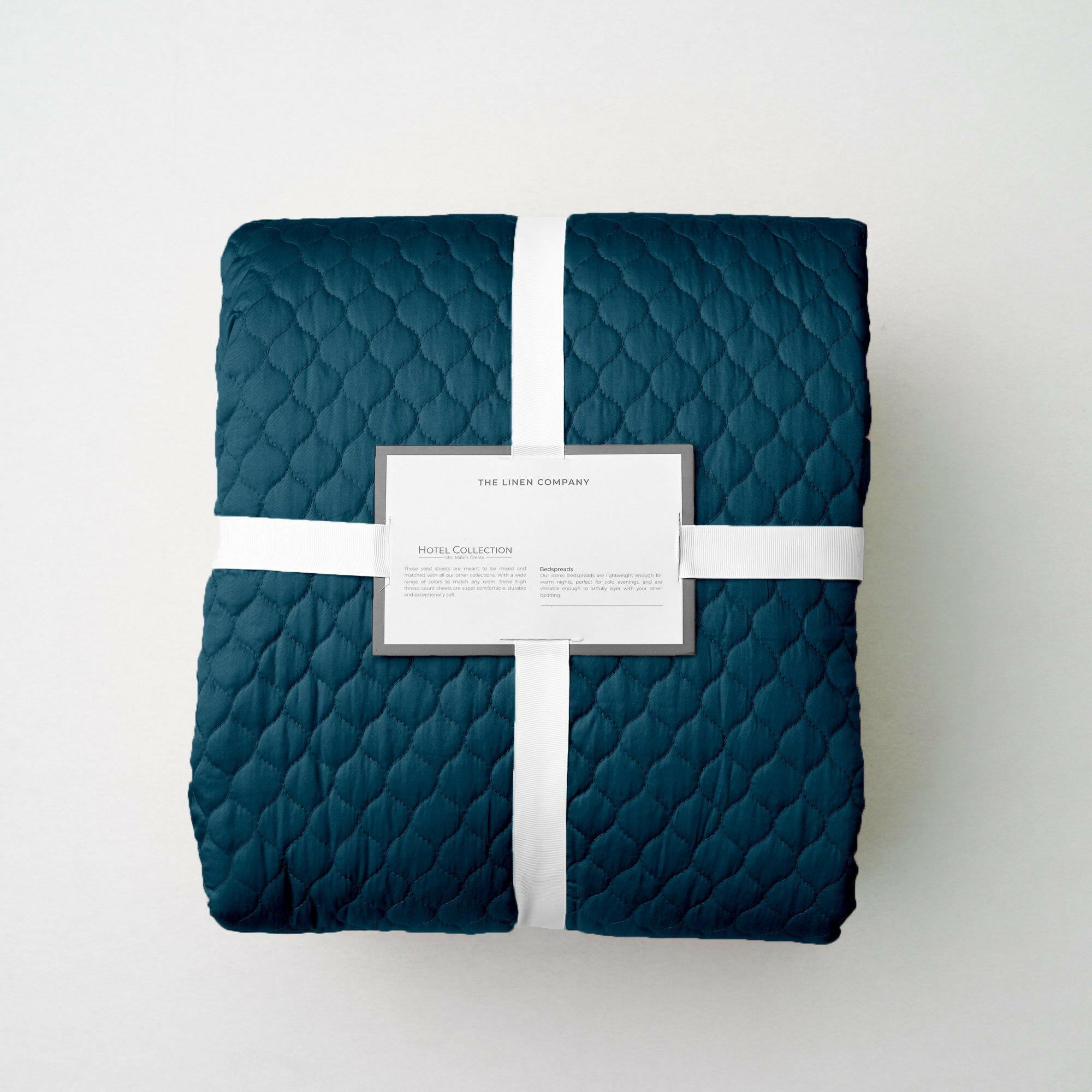 The Linen Company Bedding Standard Teal Solid Bedspread