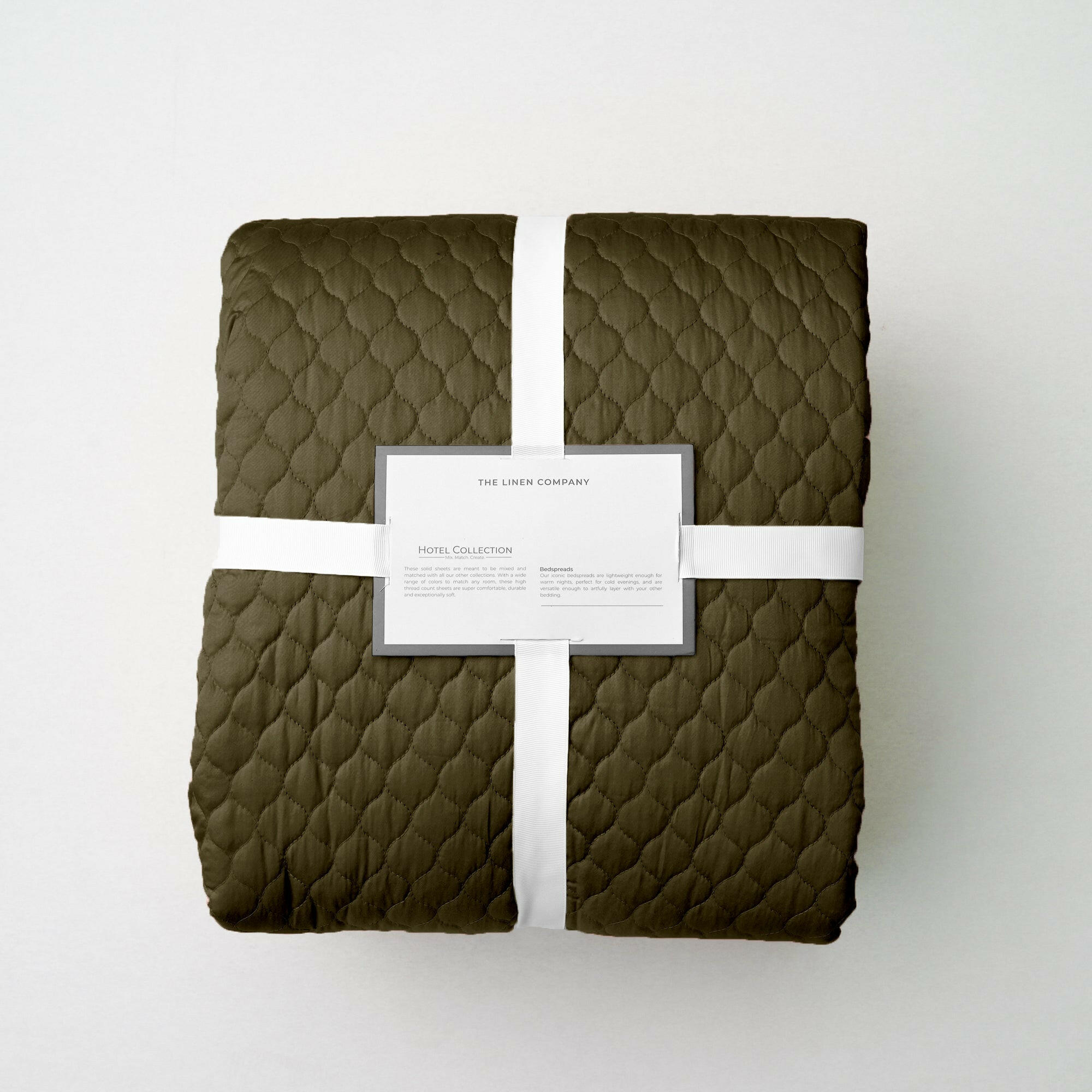 The Linen Company Bedding Standard Terrarium Moss Solid Bedspread