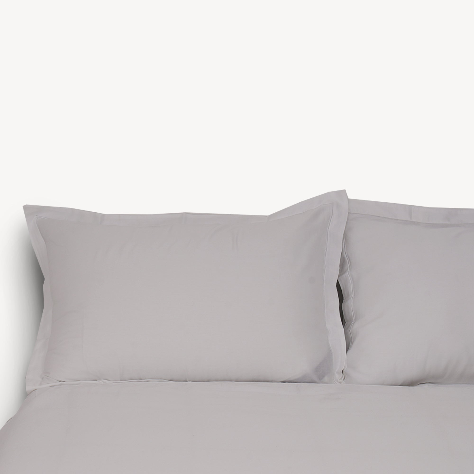 White Solid Duvet Cover Set