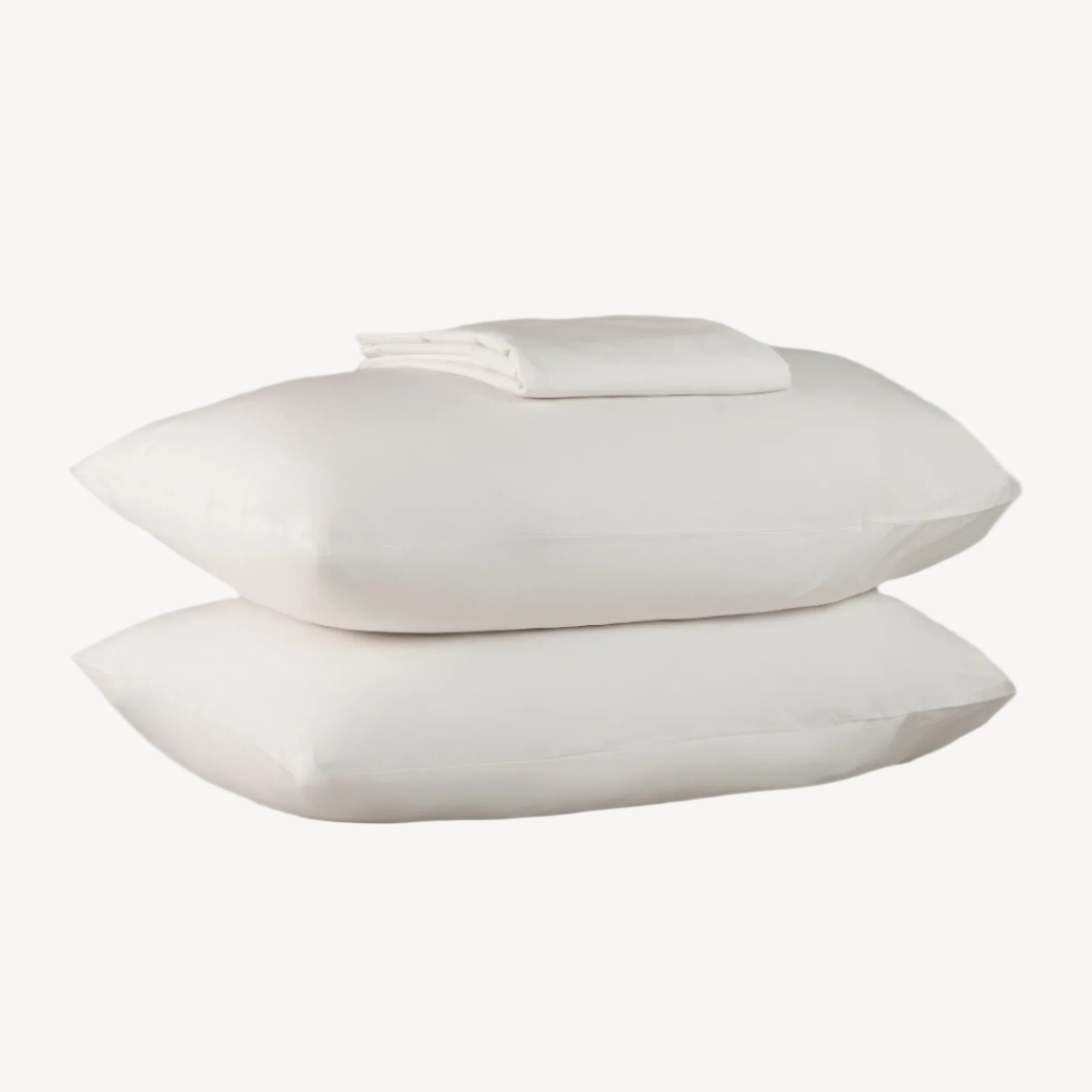 White Tencel Bed Sheet Set-Luxe Edition