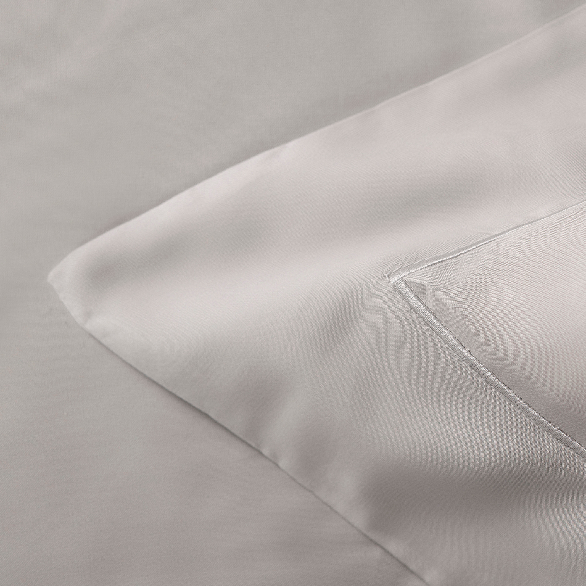 Light Grey Tencel Duvet Cover Set-Luxe Edition