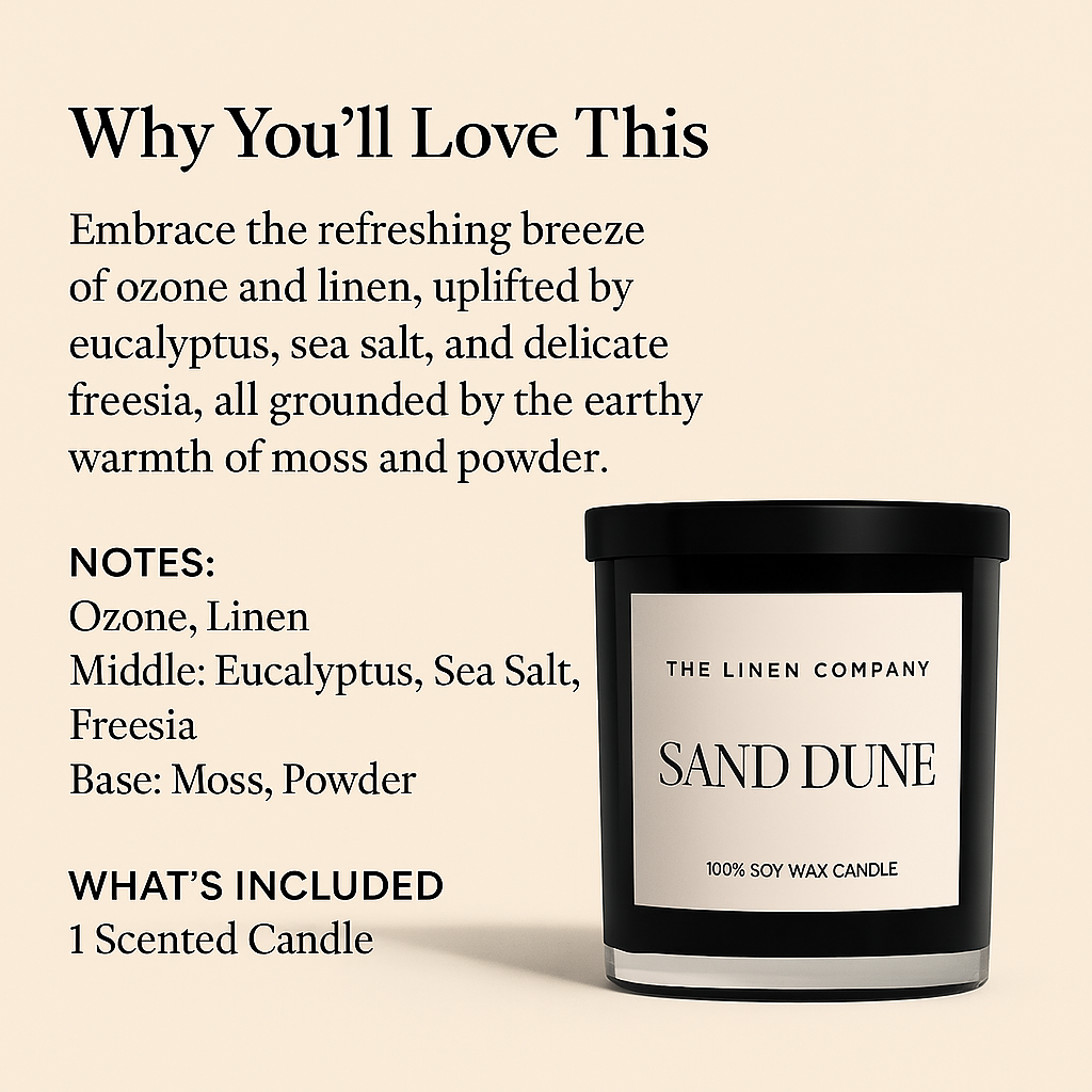 Sand Dune Scented Candle