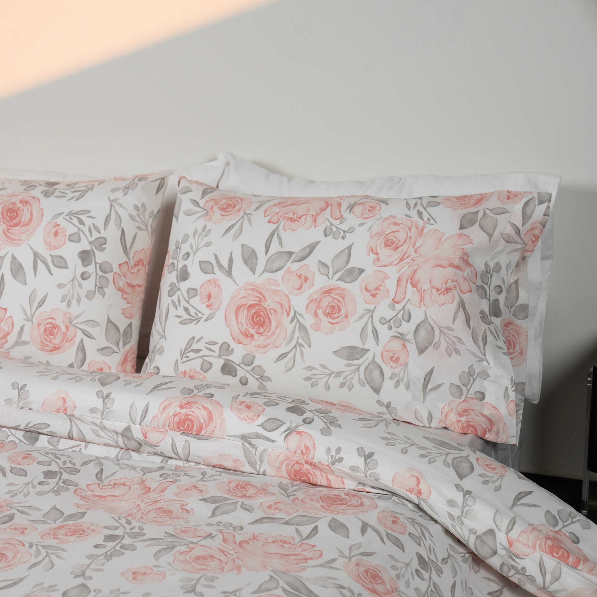 Pink Rose Bed Sheet Set