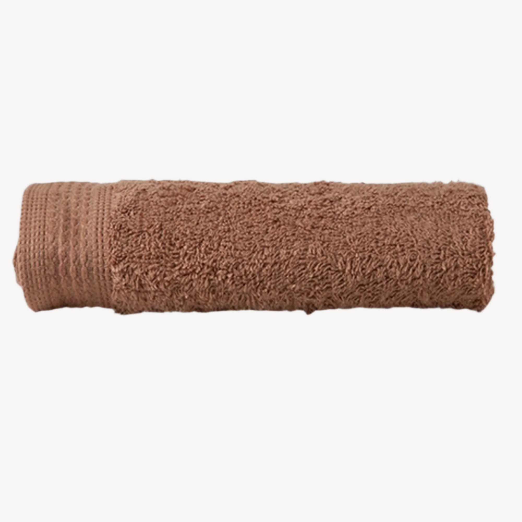 Dusty Pink Chain Stitch Mini Hand Towel - THE LINEN COMPANY