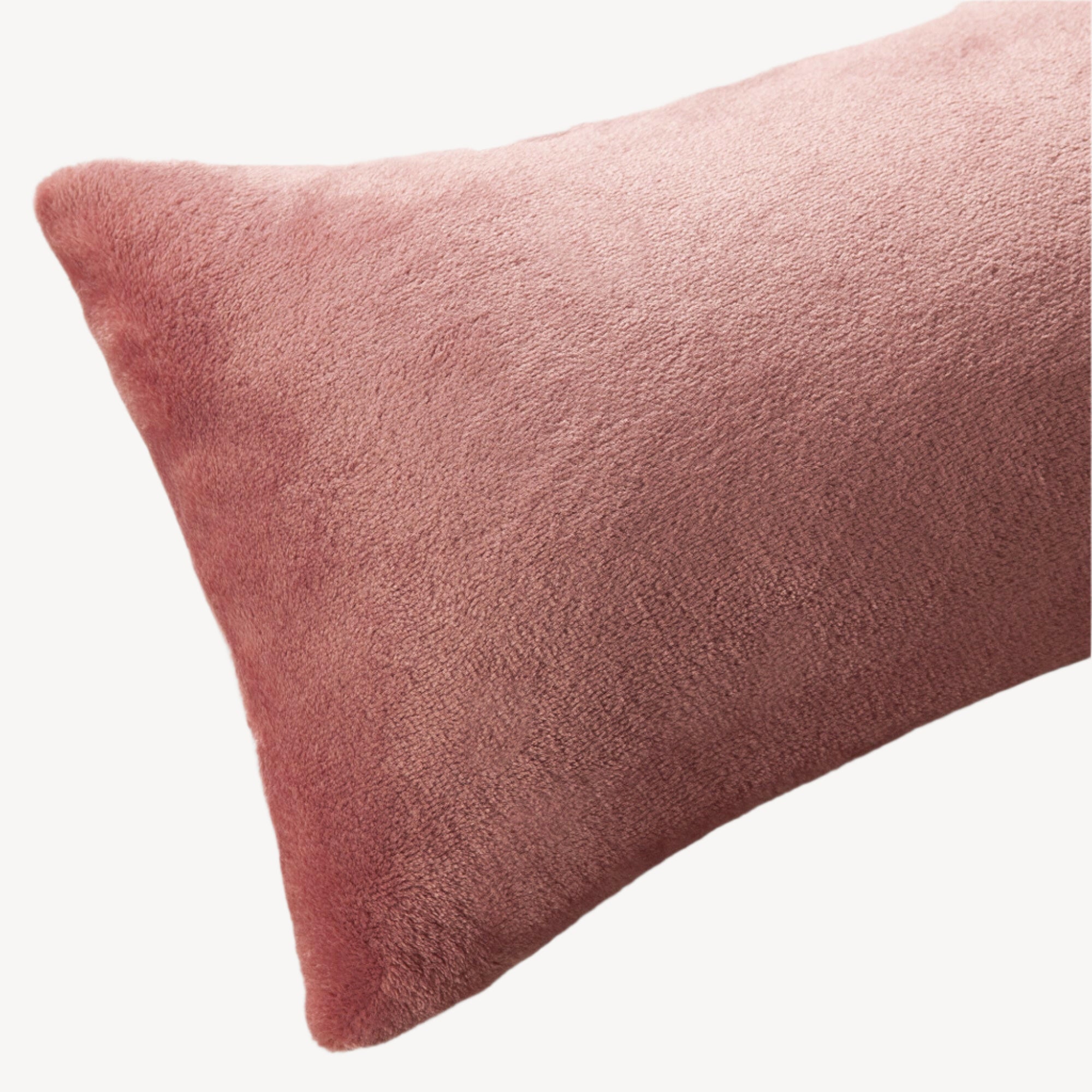 Dusty Rose Plush Cushion - THE LINEN COMPANY