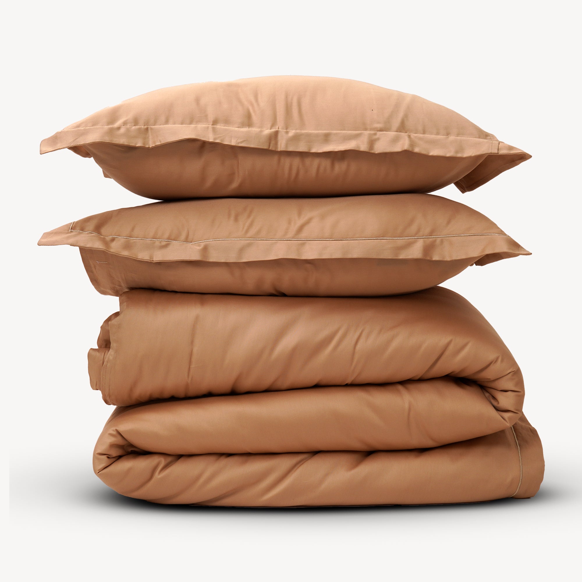 Golden Solid Duvet Cover Set