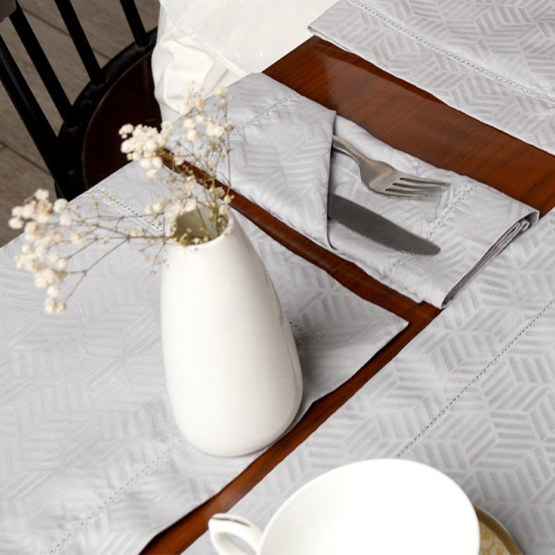 Grey Jacquard Table Napkin Luxe-Edition