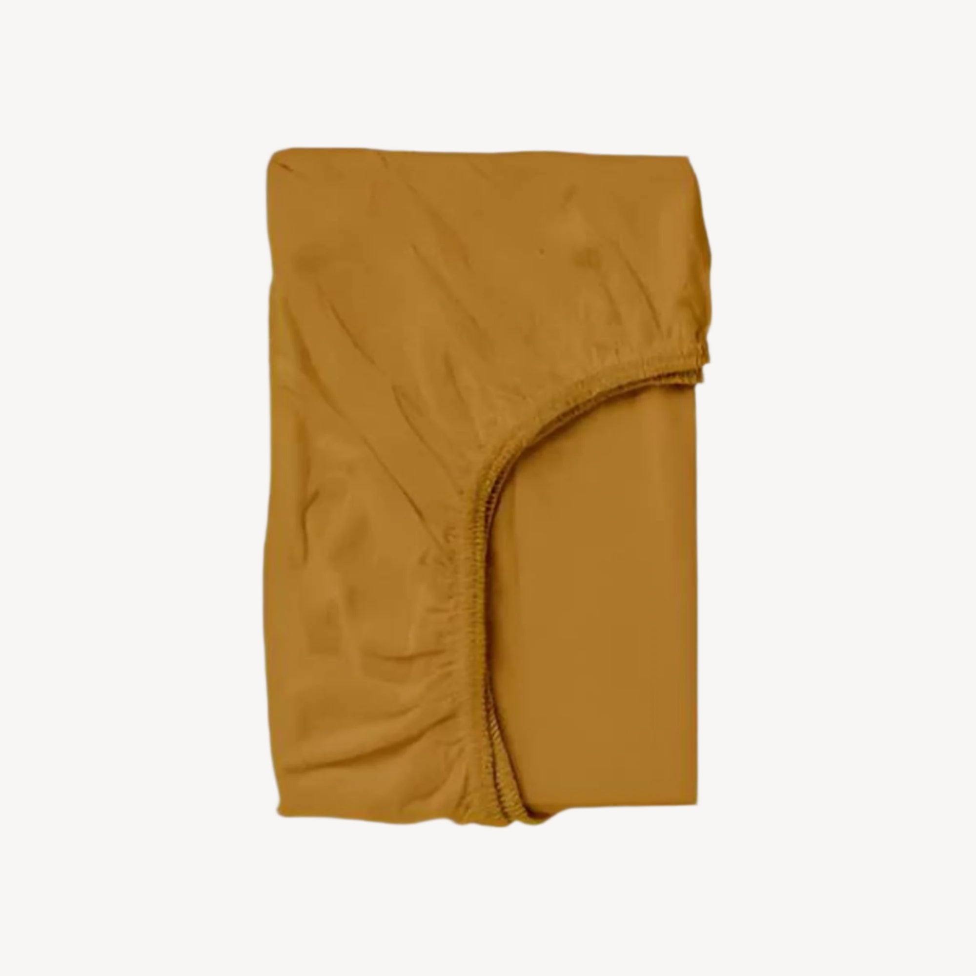Honey Mustard Solid Bed Sheet Set - THE LINEN COMPANY
