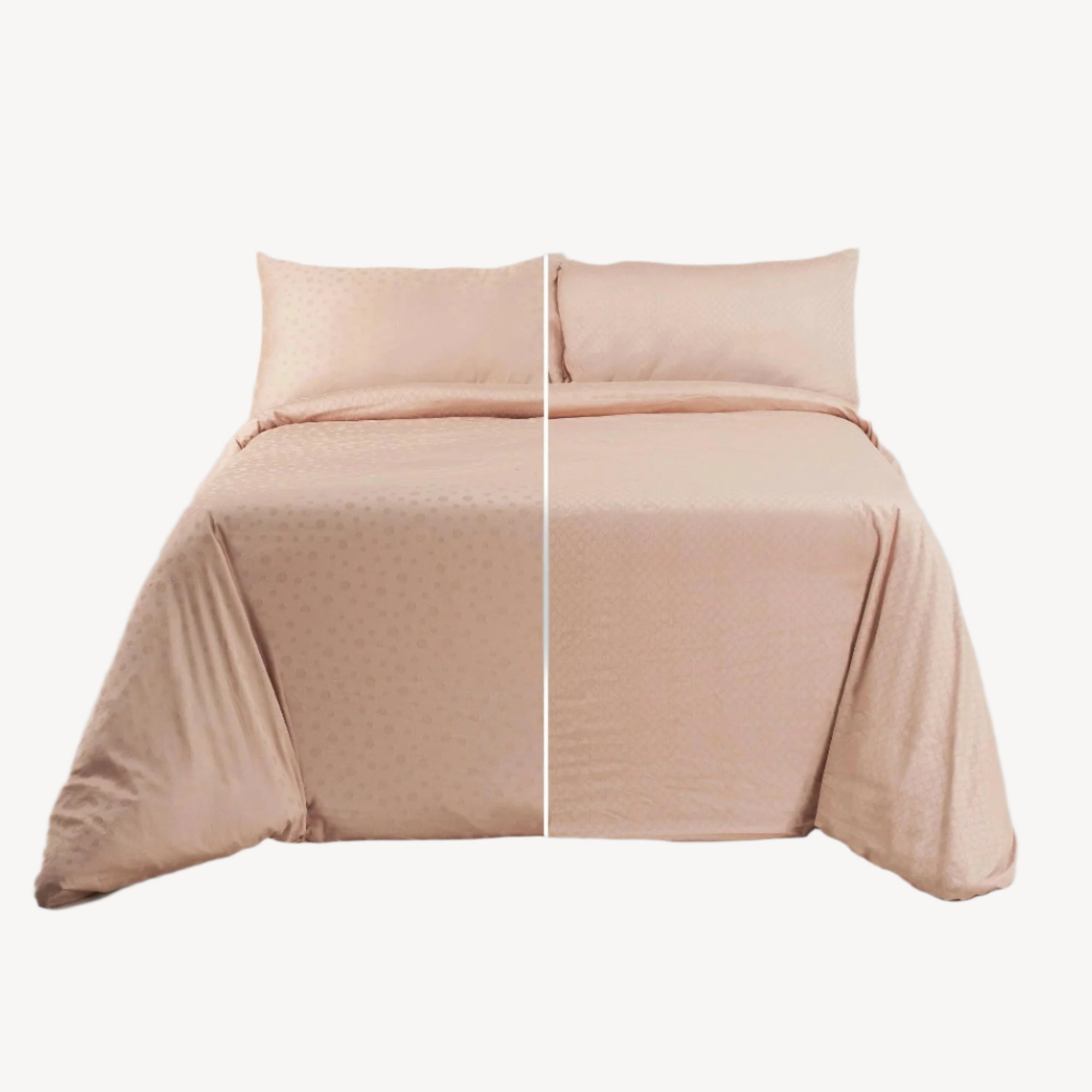 Porcelain Pink Reversible Duvet Cover Set - THE LINEN COMPANY
