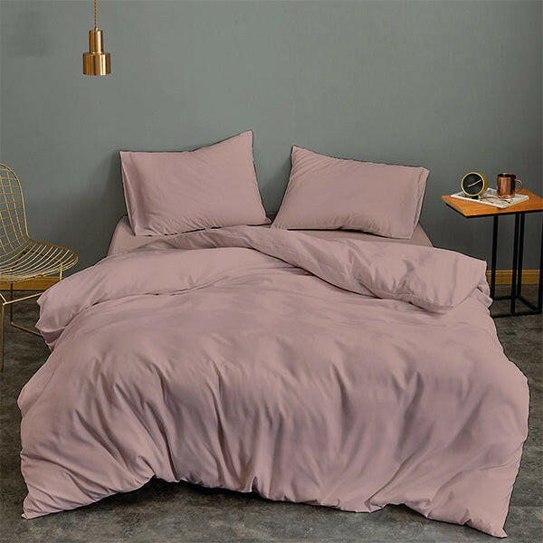 Rose Pink Duvet Cover Set - THE LINEN COMPANY