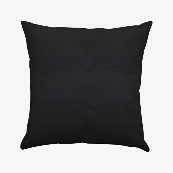 The Linen Company Accessories 16X16 Black Cushion Cover