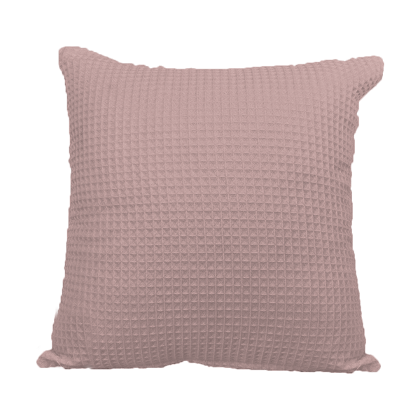 The Linen Company Accessories 16X16 Salmon Waffle Cushion Cover