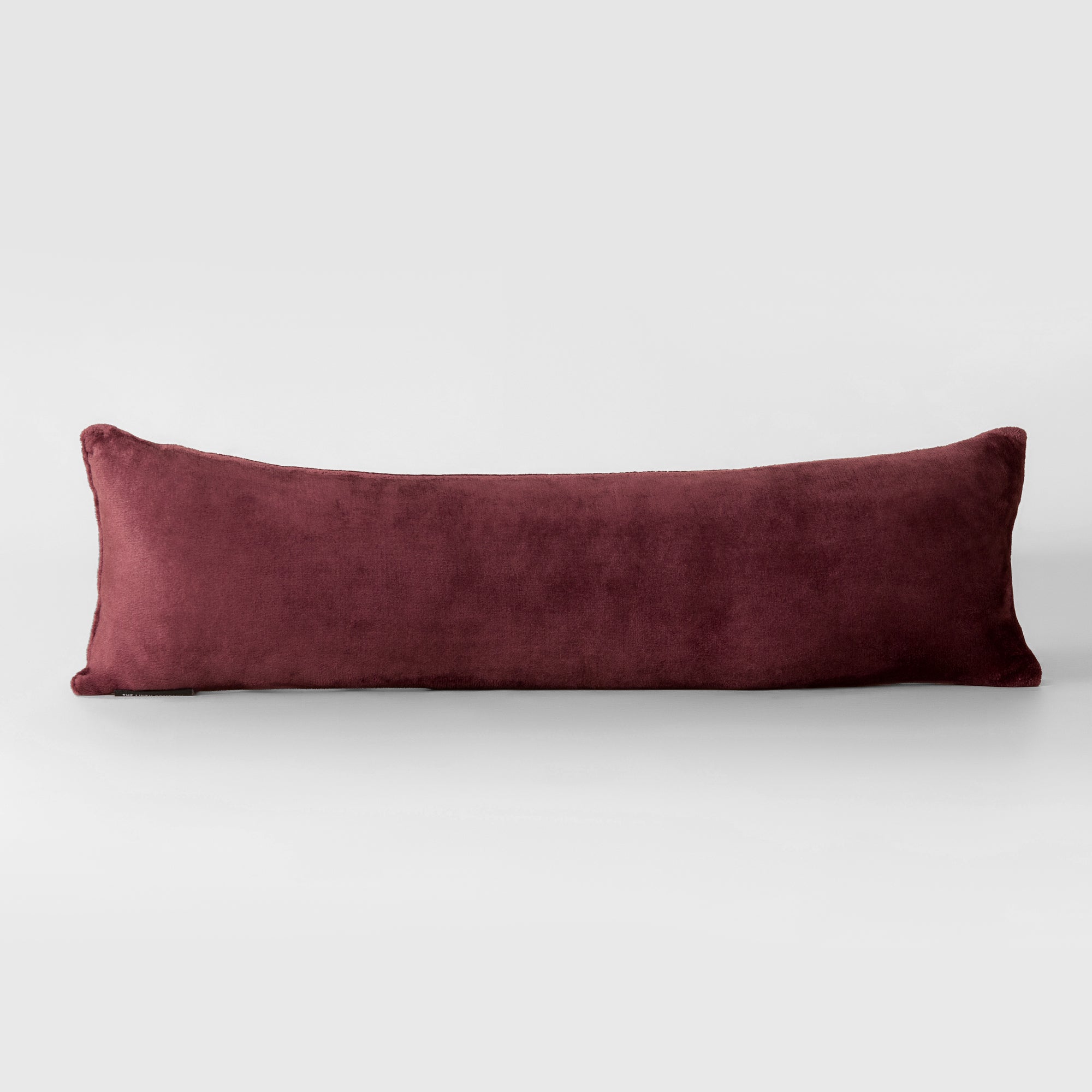 The Linen Company Accessories Accent Burgundy Plush Cushion