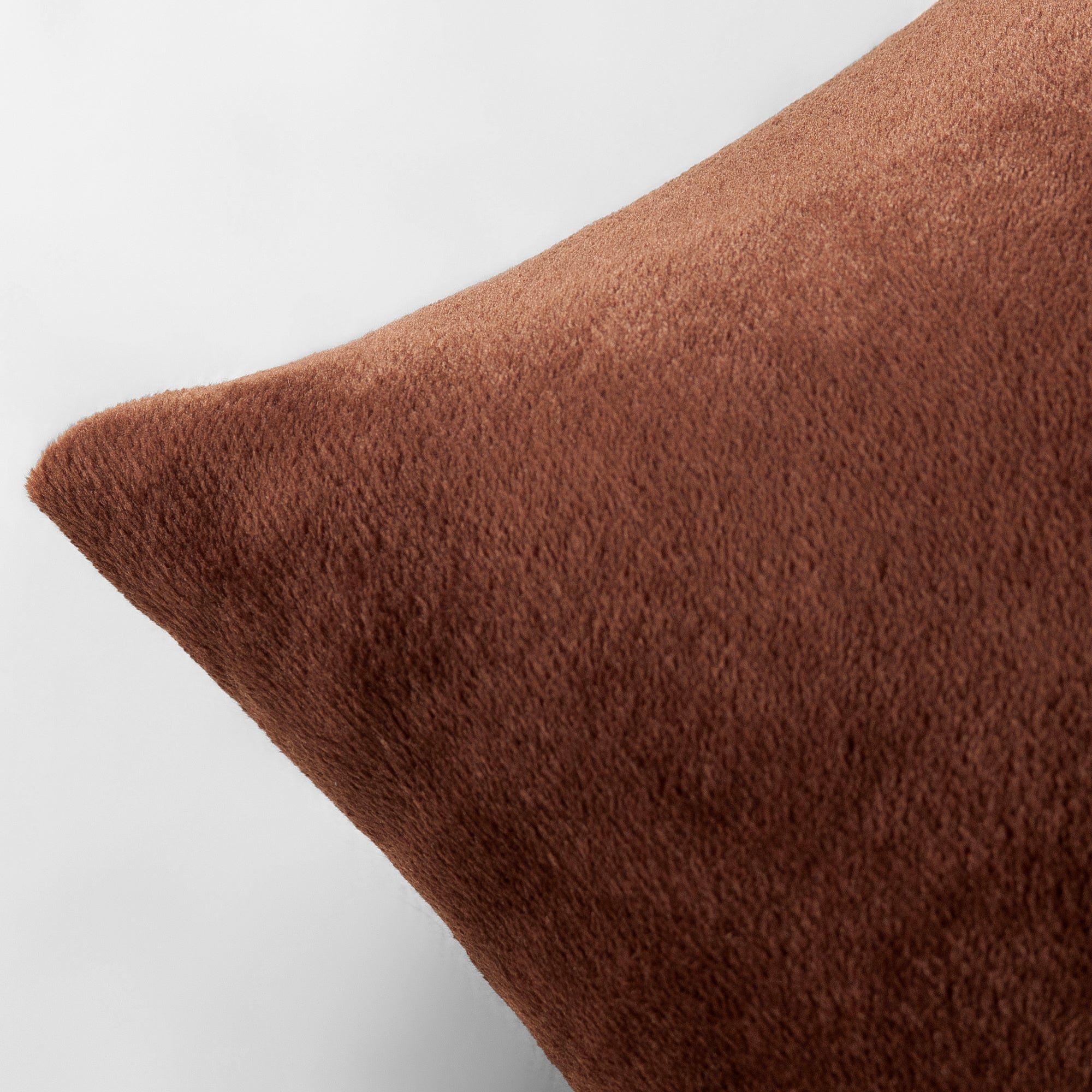 The Linen Company Accessories Brown Plush Cushion