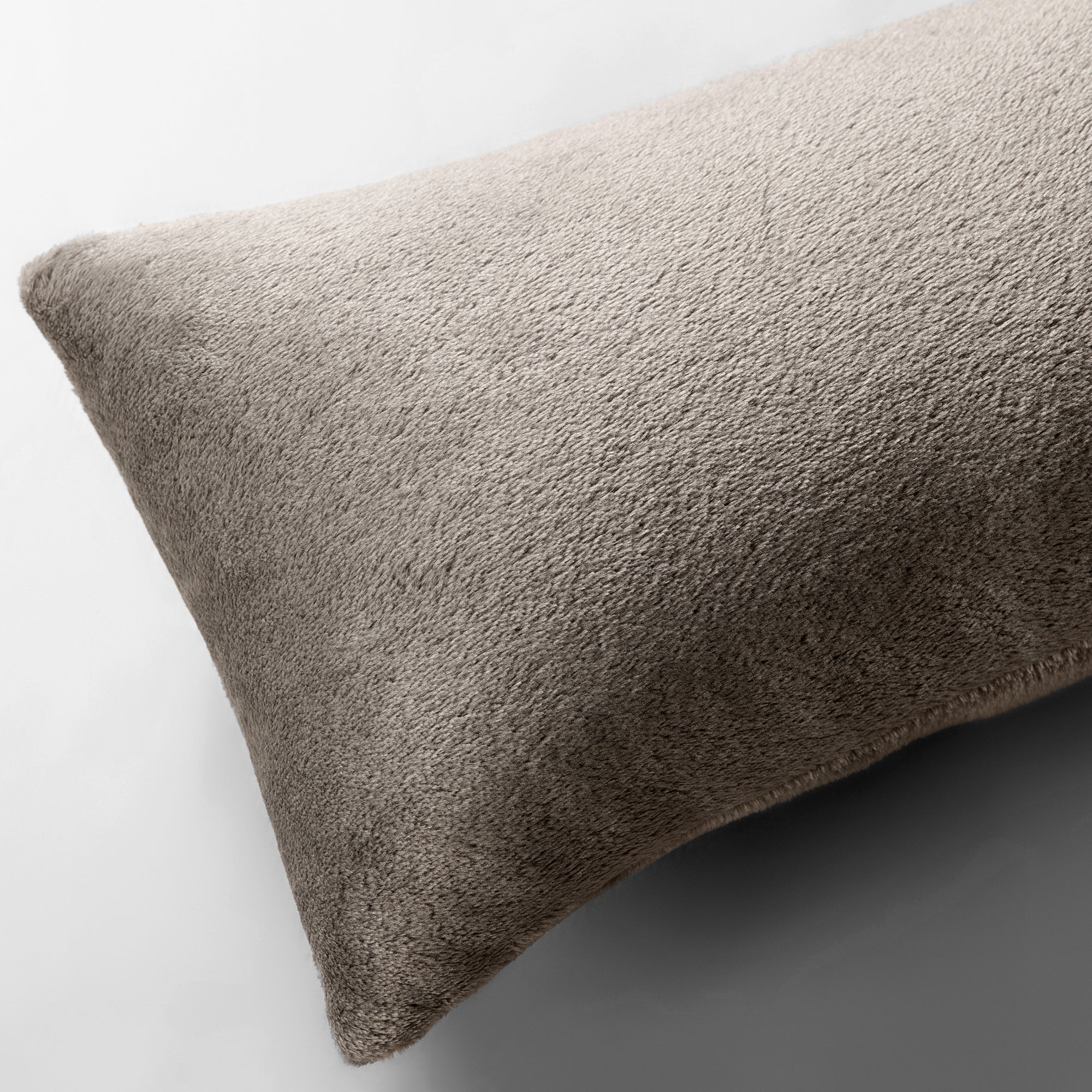 The Linen Company Accessories Charcoal Plush Cushion